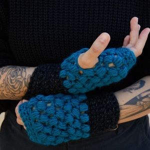 Ocean Vibes Handmade Crochet Hand Warmers